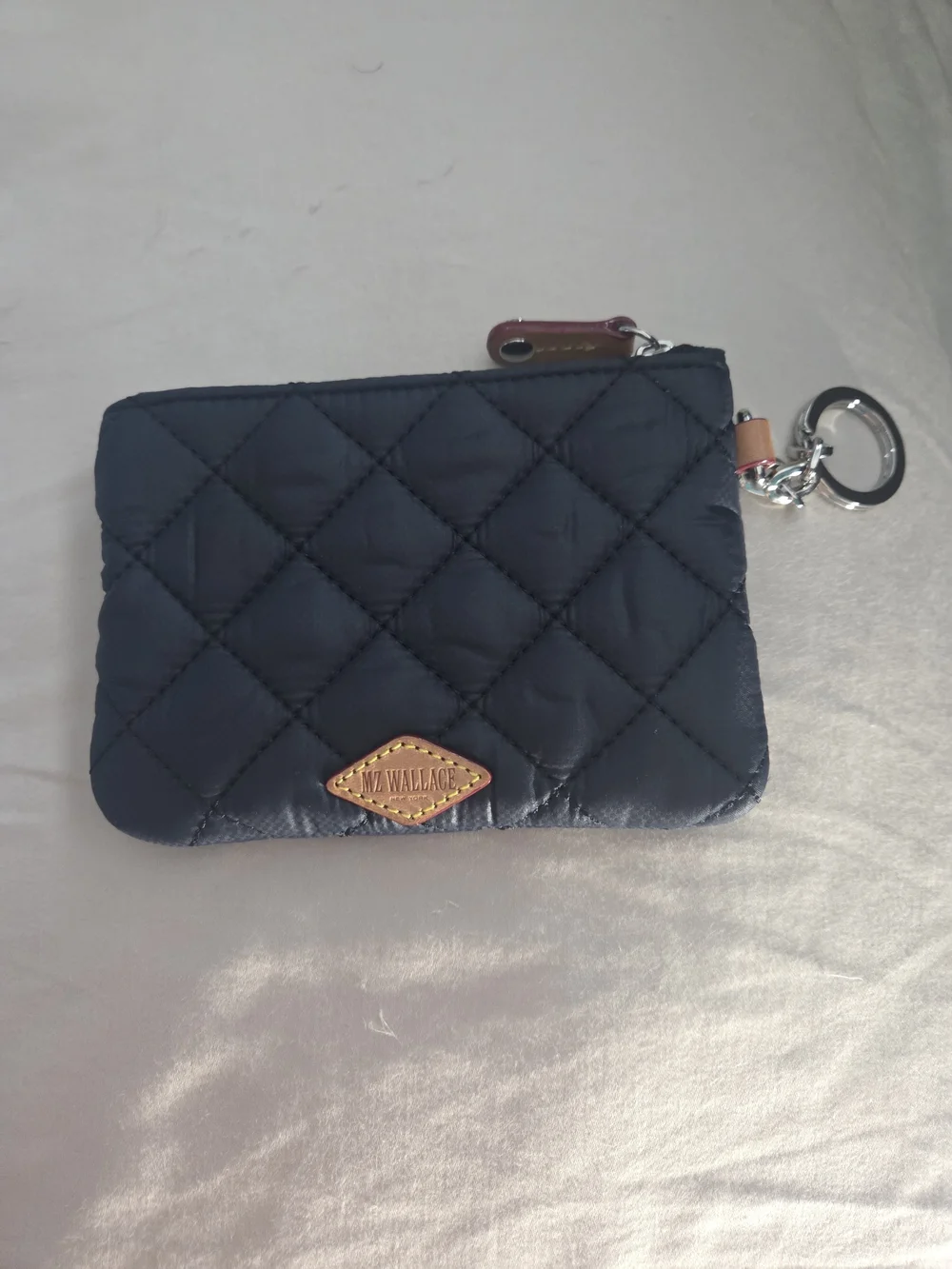 MZ Wallace Quilted Coin Pouch - Navy